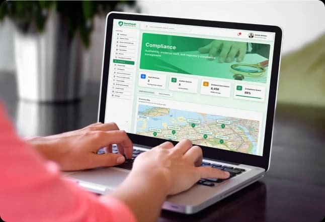 SaveHayat web portal interface